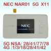 unlocked NEC NAR01 Speed WiFi 5G X11 Portable WiFi6 5G Router mifi 4g lte with sim card slot band 28 2.7gbps 4000mAh - Image 9